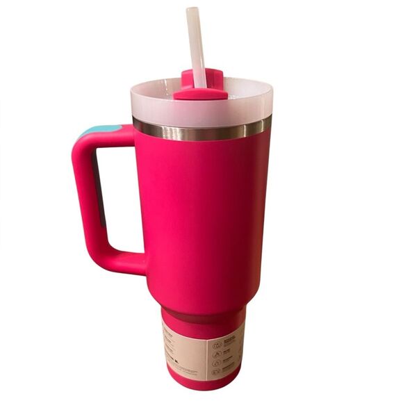 Stanley Quencher 40oz Passion Pink Insulated Water Bottle with Handle - Picture 5 of 16